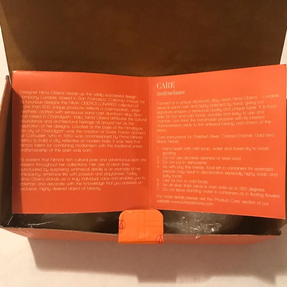 Nima Oberoi Lunares Candlestick Holders Silvertone - Picture 12 of 12